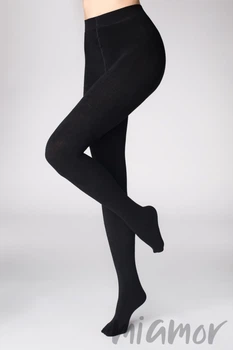 Колготки бавовняні з махрою Marilyn Arctica Cotton 250den 4 Nero