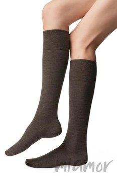 Гольфи жіночі з вовни мериноса STEVEN 130 Merino Wool 35-37 Шоколад