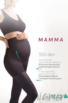 Колготки для беременных Gabriella Mamma 100 den 2 Nero