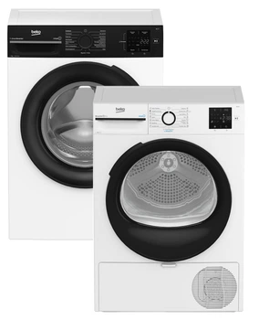 Комплект машин Beko Пральна BM1WFSU36233WPBB + Сушильна BM3T37239WB