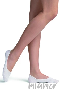 Следы бесшовные хлопковые Omsa Salvapiede Cotone Touch (2 пары) 39-41 Белые