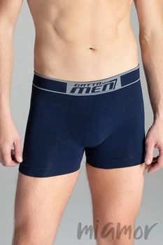 Мужские трусы-боксеры бесшовные Gatta Cotton Boxer 2XL Темно-синие