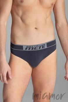 Трусы хлопковые бесшовные Gatta Cotton Slip M Серые
