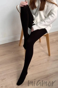 Колготки теплые в рубчик хлопковые Master Demi 5031 Soft Cotton 2 Шоколад