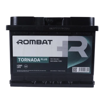 Автомобильный аккумулятор ROMBAT Tornada Plus 6CT 62Ah R+ T262N