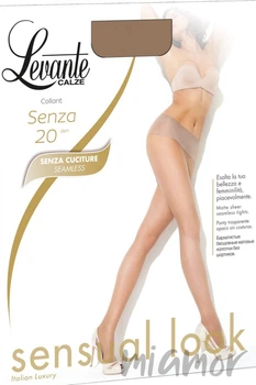 Бесшовные колготки с низкой талией Levante Senza 20den 1/2 Dore