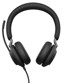 Навушники дротові Jabra Evolve2 40 SE USB-C UC Stereo подовжений кабель (5706991028027)