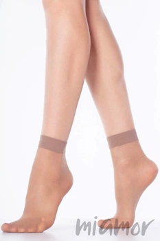 Носочки женские тонкие прозрачные Lores Sophie 15 den One Size Natural