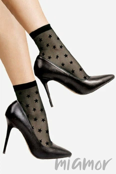 Носочки с принтом Звезды Lores Stelline Calzino 20d One Size Nero