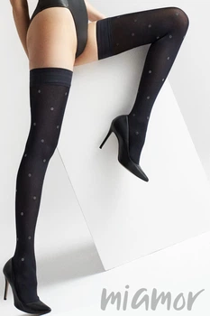 Чулки матовые плотные Marilyn Coco W15 1/2 Nero