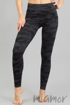 Легінси безшовні камуфляж GIULIA Leggings Military Grigio S/M Сірі