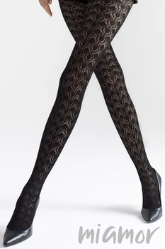 Колготки с ажурным узором Marilyn SOPHIA 874 1/2 Nero