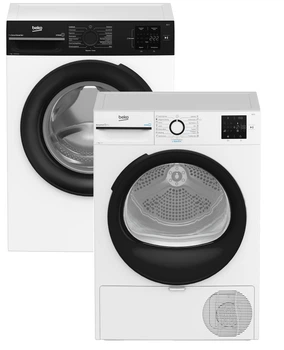 Комплект машин Beko Пральна BM1WFSU37233WPBB + Сушильна BM3T37239WB