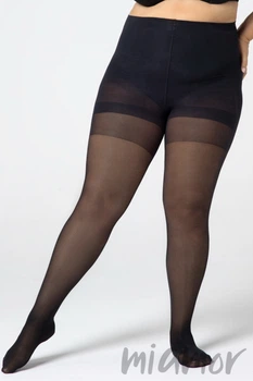 Корректирующие колготки большого размера MONA Shaping 30 8 Черные