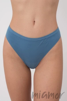 Трусики-стринг бесшовные Giulia String Briefs SPRING LAKE L/XL Голубые