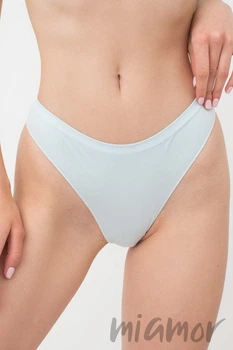 Трусики бразилиана бесшовные Giulia Brasilian briefs SPUN SUGAR S/M Голубые