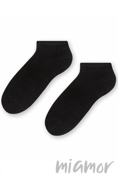 Шкарпетки чоловічі спортивні короткі Steven 024 Sport 41-43 Чорні