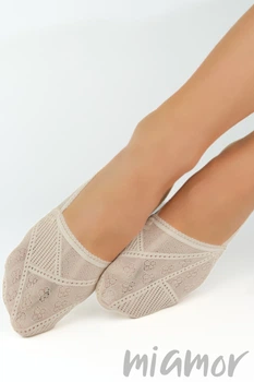 Сліди жіночі глибокі з ABS NOVITI SN032 LOW LASER FEET 36-41 Латте