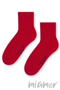 Носки женские из мериносовой шерсти STEVEN 130 Merino Wool 35-37 Красные