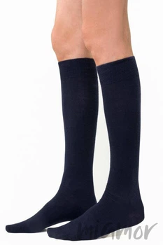 Гольфи жіночі з вовни мериноса STEVEN 130 Merino Wool 38-40 Темно-сині
