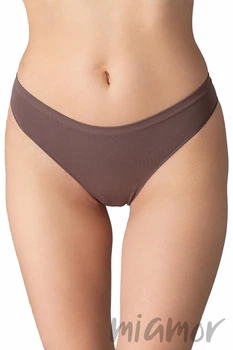 Трусики бразилиана бесшовные Giulia Brasilian briefs Deep Taupe L/XL Тауп