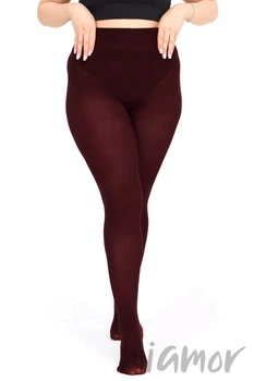 Колготки большого размера Gabriella Microfibre 60 Plus Size 7 Бордовые