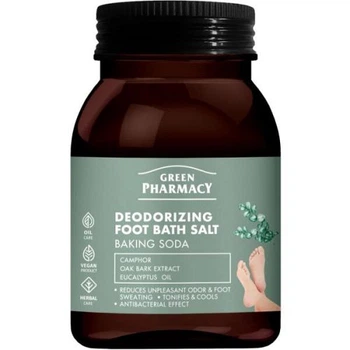 Green Pharmacy Соль для ванны ног Deodorizing Foot Bath Salt Дезодорирующая, 400г (283521)