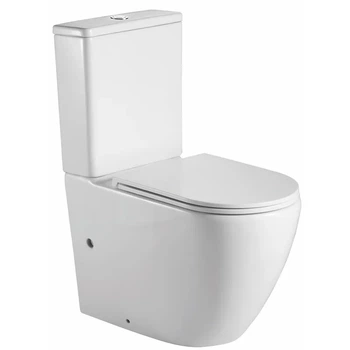 Унитаз-компакт MIXXUS PREMIUM санитарная фарфор 855х390х660 мм белый RIMLESS (607711)