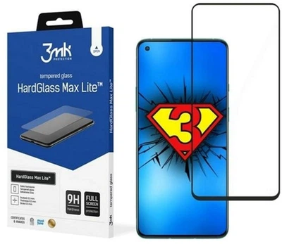Захисне скло 3MK HG Max Lite для OnePlus 8T/9 чорне (5903108340816)