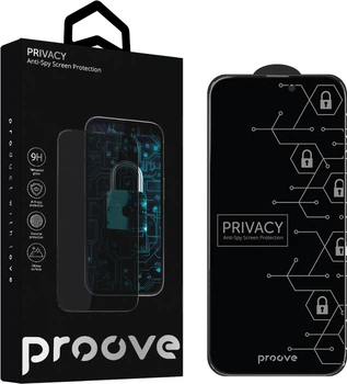 Защитное стекло для смартфона Apple iPhone 15 Pro Max Proove Privacy Black (574160001)