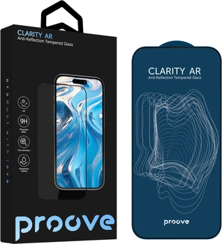 Защитное стекло Proove Clarity AR для смартфона Apple iPhone 14 Pro Max/15 Plus/16 Plus (611240001)
