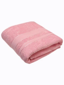 Простынь махровая Аиша 150*200 см Розовая