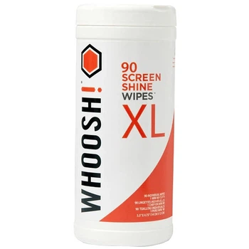Набор для чистки Whoosh! 90 WIPES Салфетки для очистки экрана 90шт с микрофиброй 14см x14см BOX