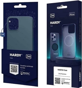 Etui plecki 3MK Hardy Case z MagSafe do Apple iPhone 15 Pro Max Royal blue (5903108527422)