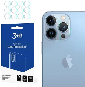 Комплект захисного скла 3MK Lens Protection для камери Apple iPhone 13 Pro 4 шт (5903108437264)