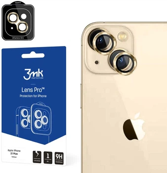 Захисне скло 3MK Lens Protection Pro для камери iPhone 15 Plus з монтажною рамкою (5903108529877)