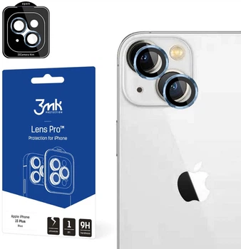 Захисне скло 3MK Lens Protection Pro для камери iPhone 15 Plus з монтажною рамкою (5903108530958)