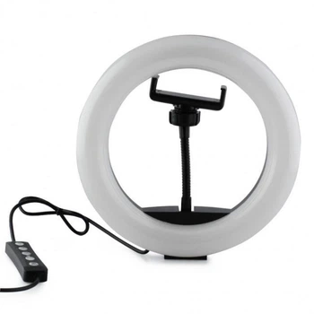 Кільцева лампа 20 см MJ20 USB LED RGB з тримачем