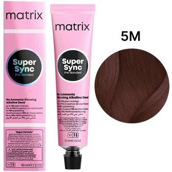 Безаммиачный тонер на щелочной основе Matrix Super Sync Pre-Bonded 5M 90 мл