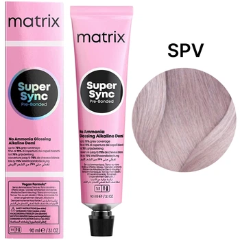 Безаммиачный тонер на щелочной основе Matrix Super Sync Pre-Bonded SPV 90 мл