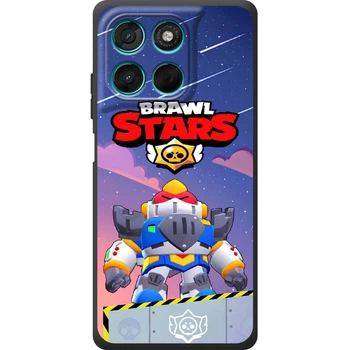 Силиконовый Чехол с Картинкой для Motorola G57 Power Принт (Бравл Старс Вольт, Brawl Stars Surge) (70370-ysm020)