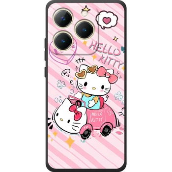 Силиконовый Чехол с Картинкой для Realme 15T Принт (Хеллоу Китти, Hello Kitty) (70720-ysm032)