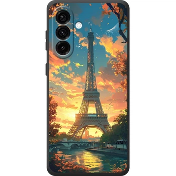 Силиконовый Чехол с Картинкой для Samsung Galaxy A37 5G (A376) Принт (Париж, Эйфелева Башня) (70585-ysm037)