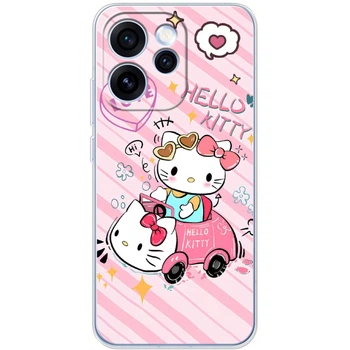 Силиконовый Чехол с Картинкой для OPPO Reno 15 Pro Принт (Хеллоу Китти, Hello Kitty) (70680-ysm032)