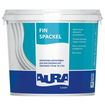 Шпаклевка акриловая Aura Luxpro Fin Spackel финишная 8кг