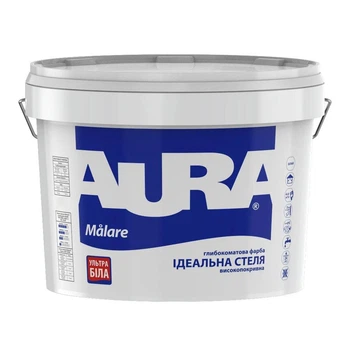 Краска акриловая интерьерная AURA MALARE (белая В1) 1л