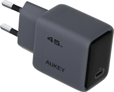 Ładowarka sieciowa AUKEY PA-C2 Comet 45W GaN USB-C PD Dark Grey (LLTSEUN1054997VN)