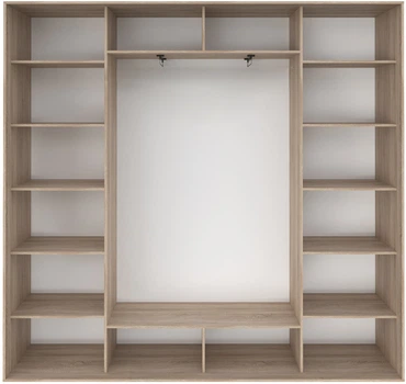 Шкаф-купе Феникс 250x45x240 см 3 дзеркала Венге магия (FM171225)