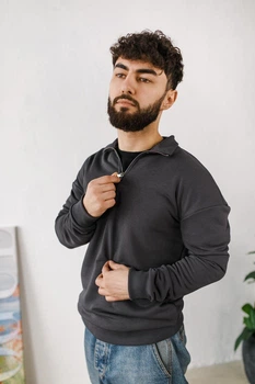 Кофта Мажор петля графит XL (D0050)