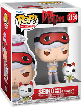 Фигурка Сейко с Турбо-бабкой — Funko Pop! & Buddy: DAN DA DAN — SEIKO WITH TURBO GRANNY #2154
